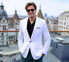 Men's Single-Breasted Business Blazer