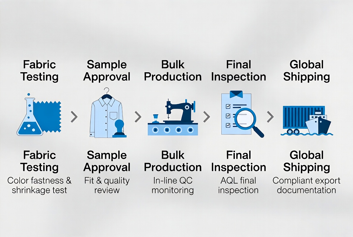 Office Wear Quality And Compliance Flow