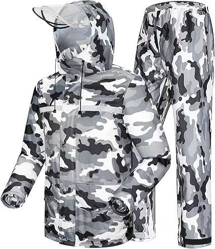 Unisex Reflective Waterproof Windproof Rain Suit (3)