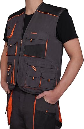 Mens Classic Utility Work Vest for Craftsman (7)