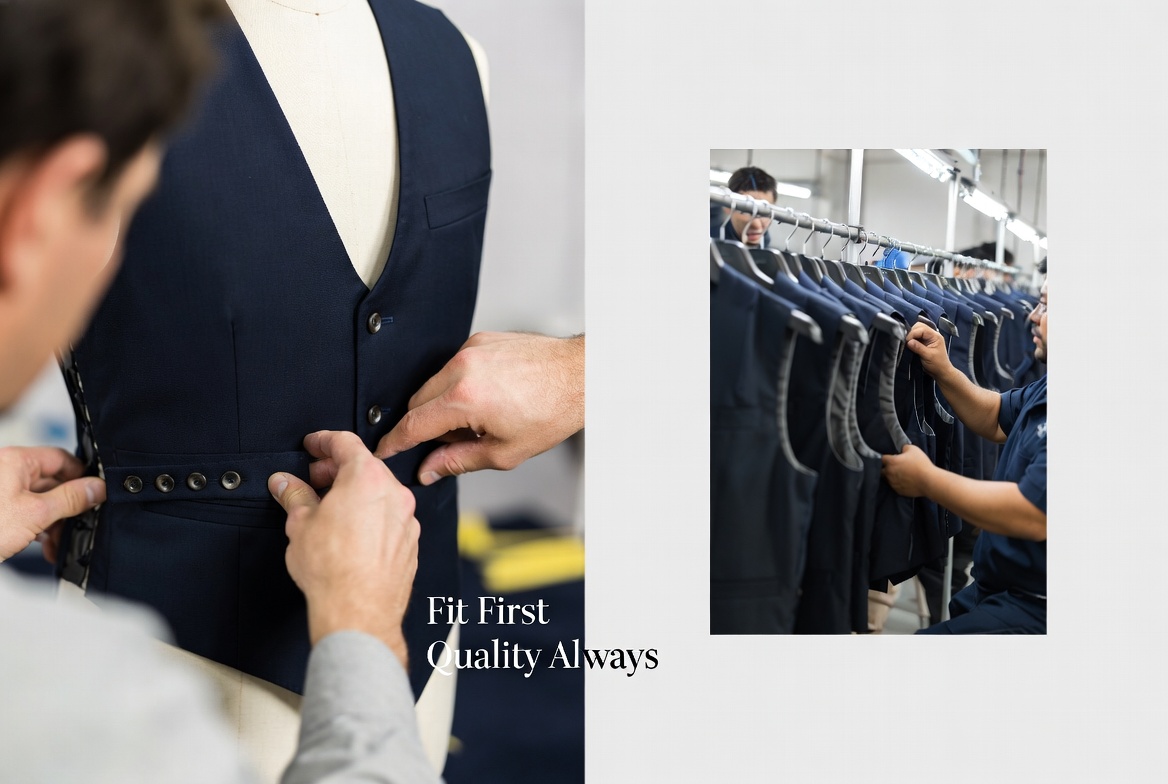 Suit Vest Fit And Production Details