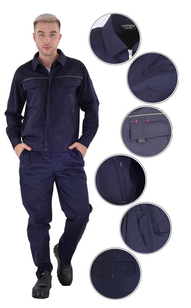 Mens High Vis Winter Workwear Uniform Set (5)