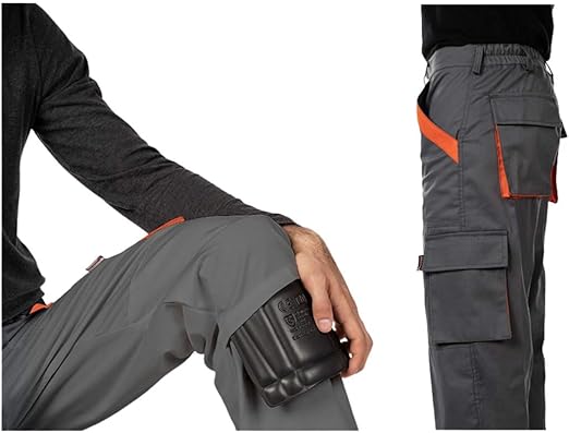 Mens Multi Pocket Premium Trade Work Trousers (9)