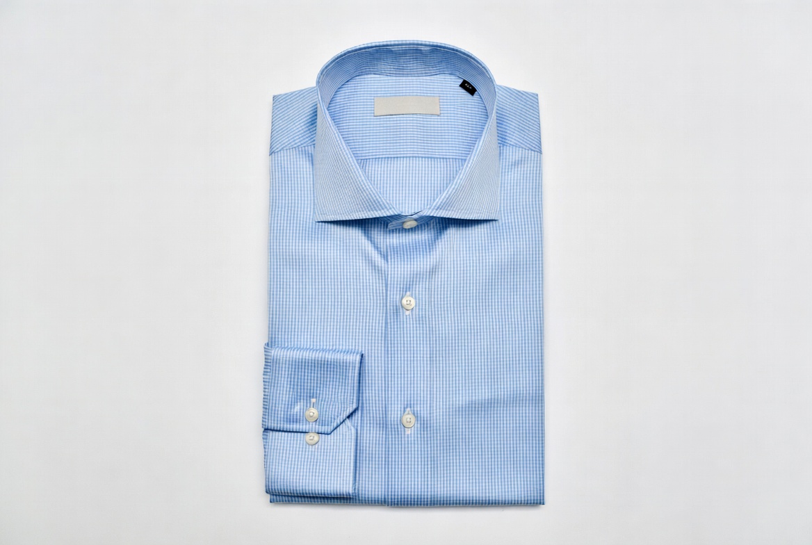 Light Blue Check Dress Shirt Light Blue Check Dress Shirt