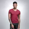 Mens White Slim Fit Basic Summer T-Shirt