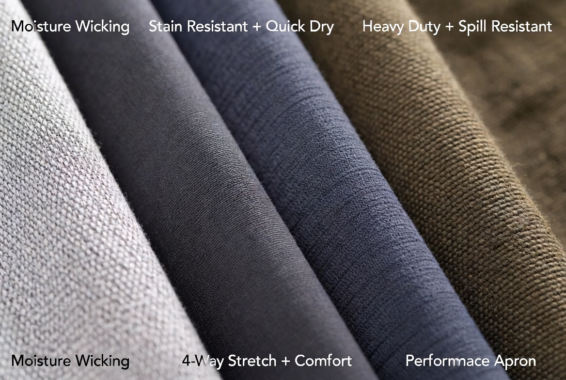 Restaurant Workwear Fabric Closeup