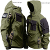 Mens Camo Waterproof Soft Shell Tactical Jacket
