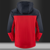 Parka aislante impermeable con capucha personalizada para hombre