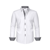 Mens Polka Dot Stretch Double Breasted Shirt