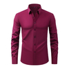 Mens Lightweight Easy Iron Stretch Work Shirt