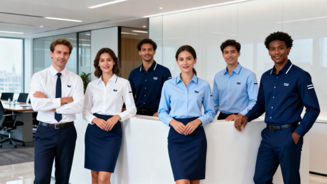 Corporate Uniform Team In Modern Workplace.jpg