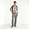 Unisex Printable Breathable Flap Pocket Work Vest