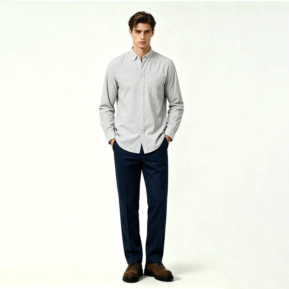 Regular Fit Business Oxford Mens Shirt