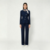 Navy Blue Flight Attendant Professional Suit Workwear