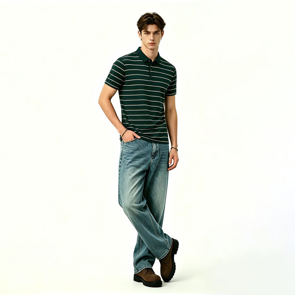 Polo d'&eacute;t&eacute; respirant et confortable pour hommes