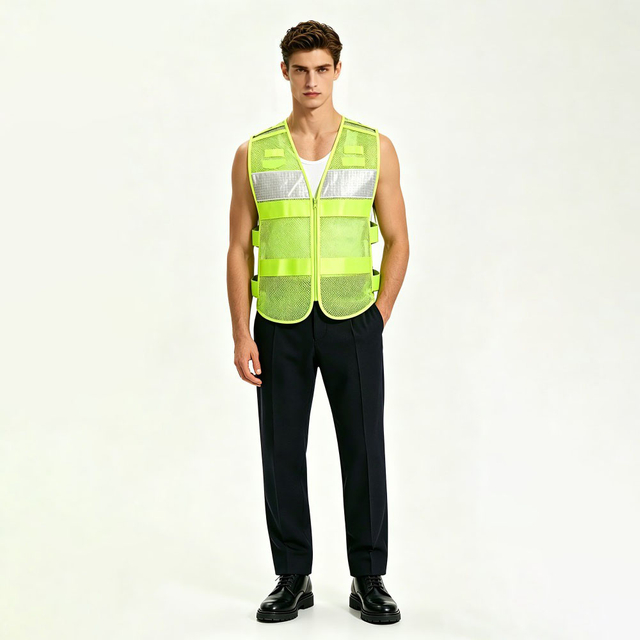High Vis Breathable Reflective Safety Vest
