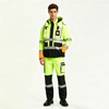 Green Reflective Warm Padded Work Jacket