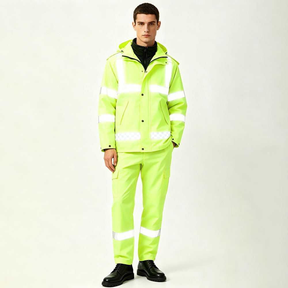 Thick Thermal Reflective Winter Security Jacket