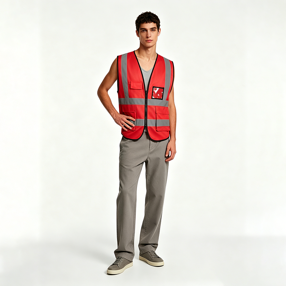 Atmungsaktive Unisex-Promo-Weste aus Baumwolle