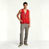 Mens Summer Mesh Custom Printed Work Vest