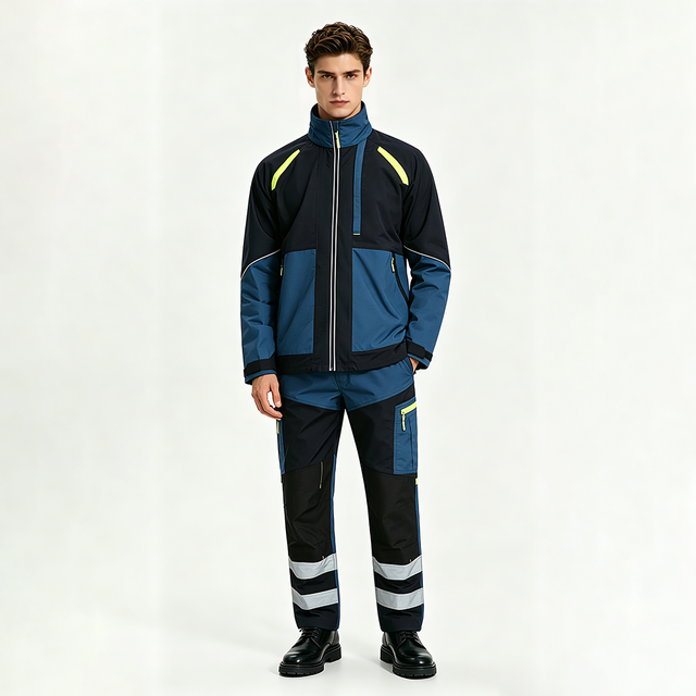Mens Hi Vis Reflective Work Hoodie Sweatshirt