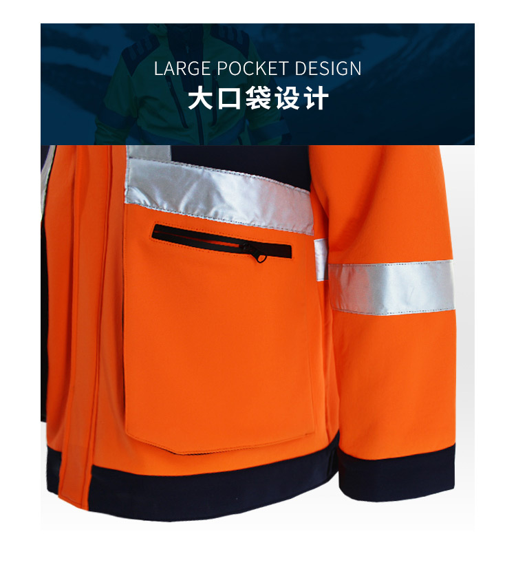 Orange Reflective Safety Workwear Set (15)