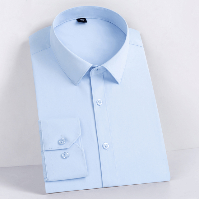 Long-Sleeve Wrinkle-Free Business Shirt