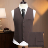 Slim Fit Coffee Brown Suit Set