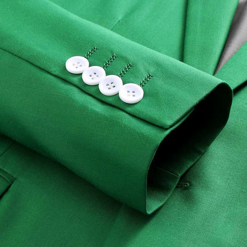 Mens Slim Double Breasted Two Piece Suit (3)