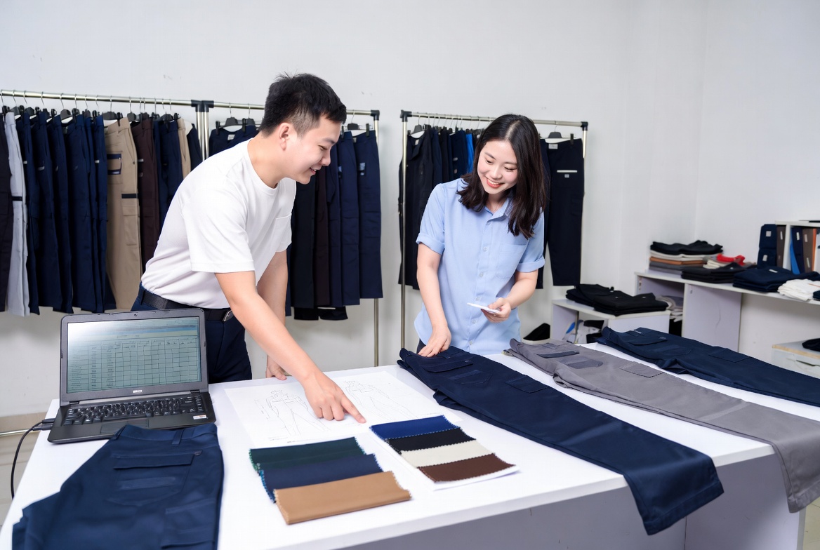 OEM Womens Work Pants Sourcing Meeting