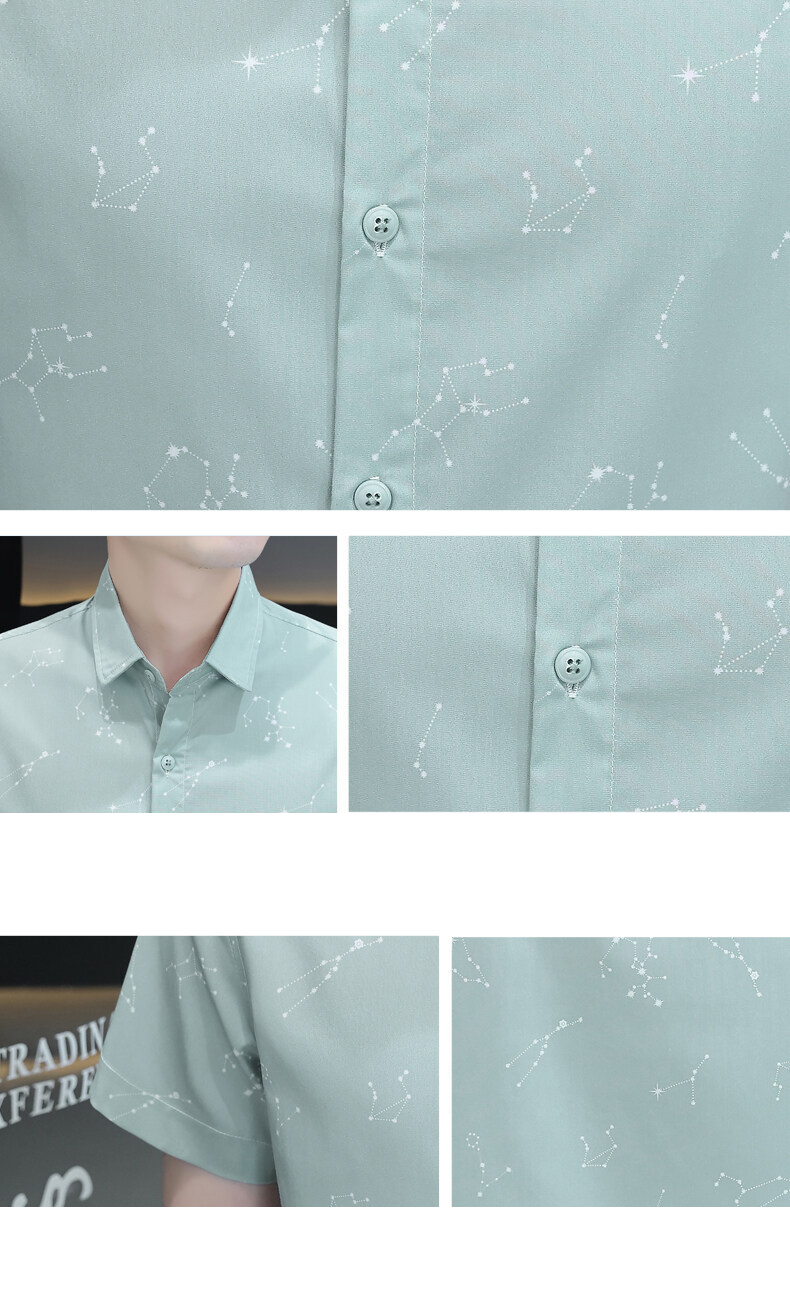 Casual Short Sleeve Summer Mens Polo Shirt (1)