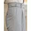 Autumn Winter High Waist Naples Mens Dress Pants