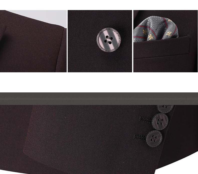 New Mens Double Breasted Two Piece Suit (8)
