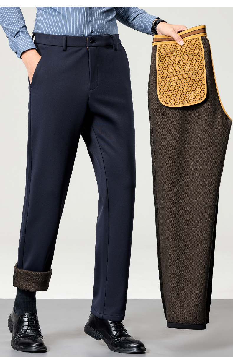 High Waist Straight Leg Business Casual Trousers (1)