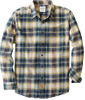 Mens 100% Cotton Plaid Long Sleeve Shirt