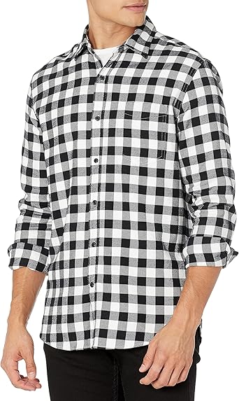 Classic Long Sleeve Flannel Shirt for Men (4)