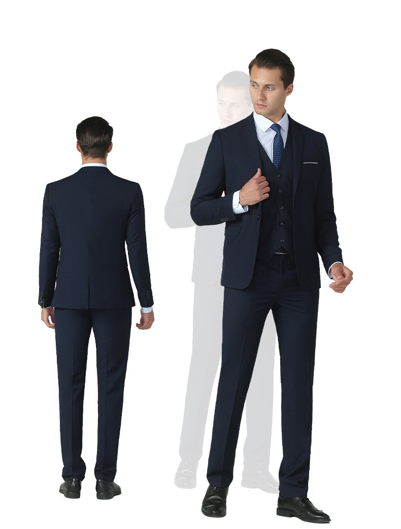 Plus Size 3 Piece Formal Business Wedding Suit (1)