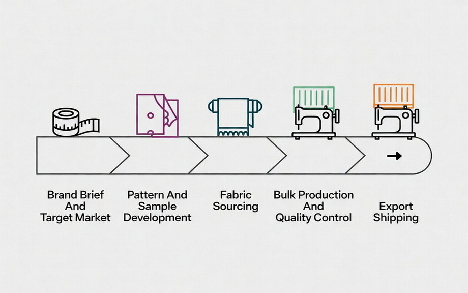 OEM Custom Suit Production Workflow