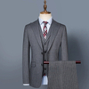 Mens Plaid Three Piece Suit