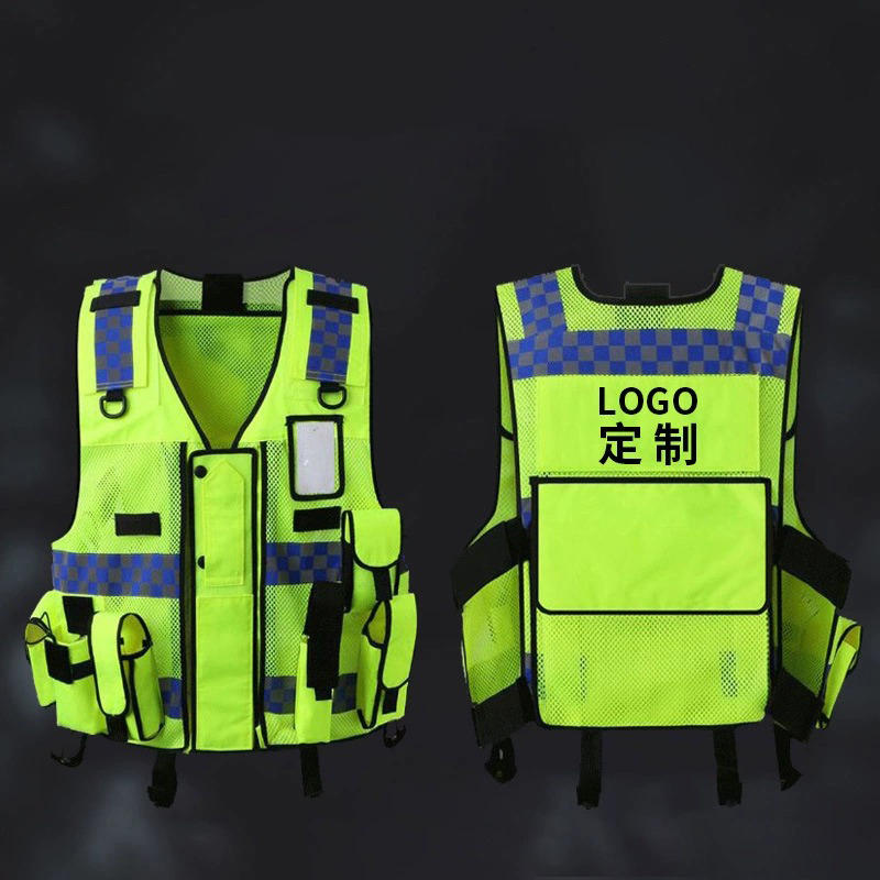 High Vis Mesh Breathable Traffic Safety Vest (2)