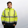 Warm Polar Fleece Construction Safety Jacket