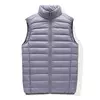 Mens Winter Fleece Lined Stand Collar Gilet