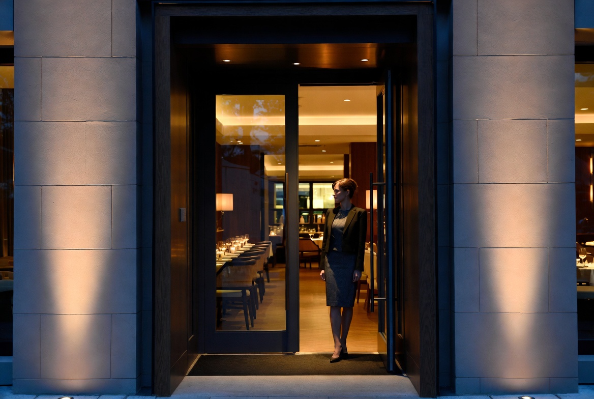 Luxury Restaurant Hostess Entrance
