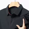 Mens Solid Lightweight Business Summer Polo Shirt