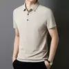 Mens Stretch Lightweight Summer Polo Shirt