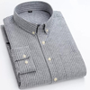 Long-Sleeve Casual Relaxed-Fit Striped Shirt