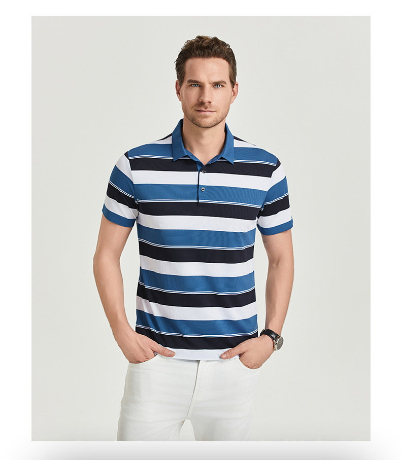 Mens Breathable Outdoor Casual Summer Polo Shirt (4)