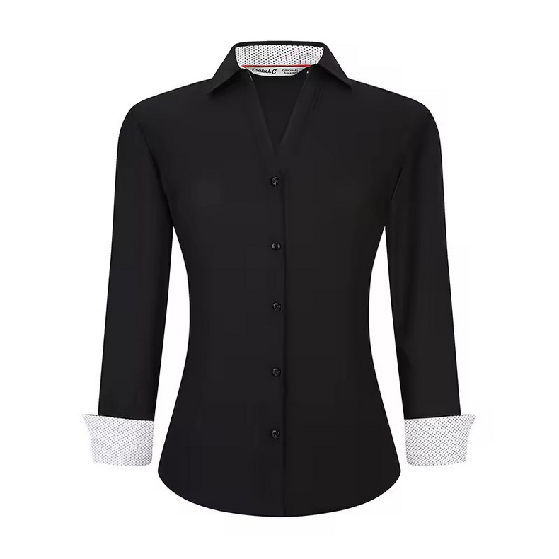 Womens Plus Size Office Non Iron Blouse (3)