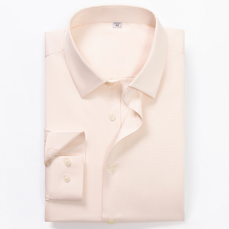 Mens Satin Silk Non Iron Business Dress Shirt (18)