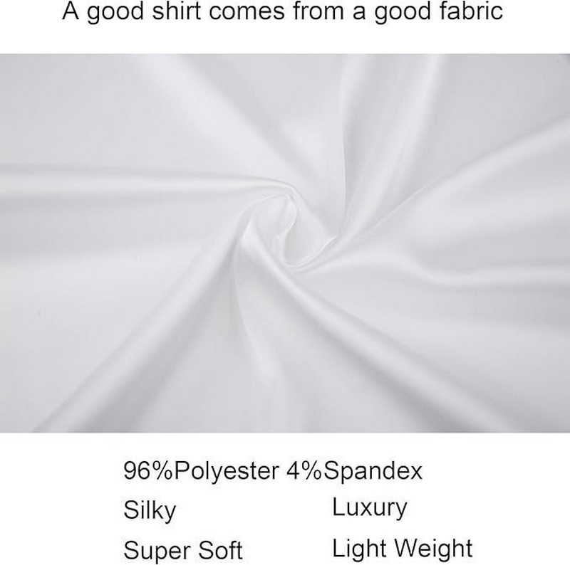 Mens Satin Silk Non Iron Business Dress Shirt (2)